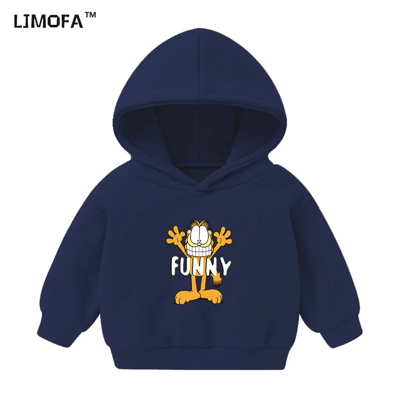 

[D138] Casual Hoodie For 2-6T Kids Autumn Spring Warm Fashion Comfortable Pullover Baby Clothes
