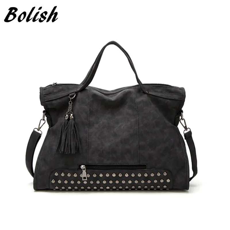 Boish модная осенняя и зимняя женская сумка из мягкой искусственной кожи с