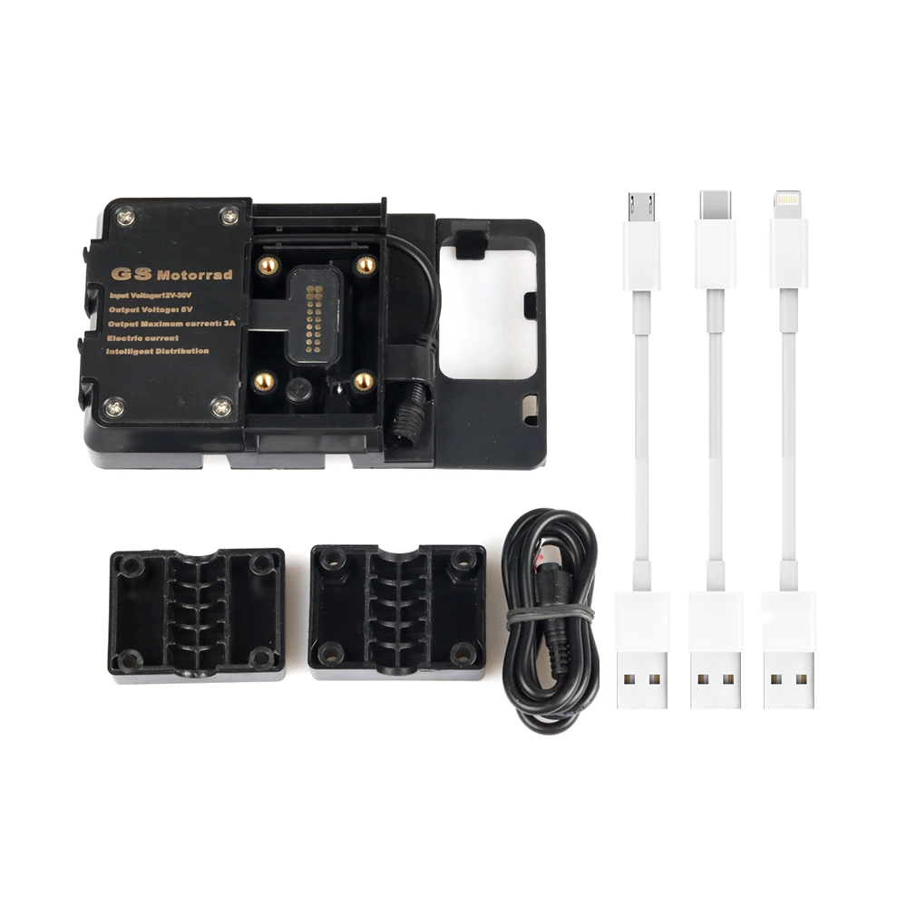 motorcycle usb charger gps moto mobile phone charging holder stand bracket for bmw f700 800gs r1200gs r1200 gs free global shipping