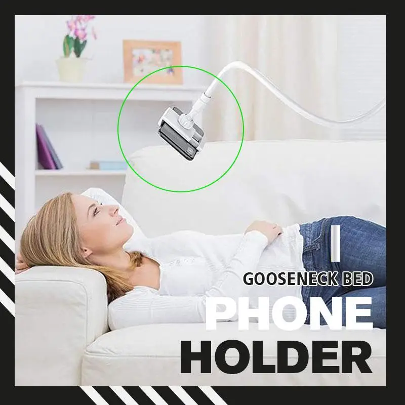 

Gooseneck Bed Phone Holder