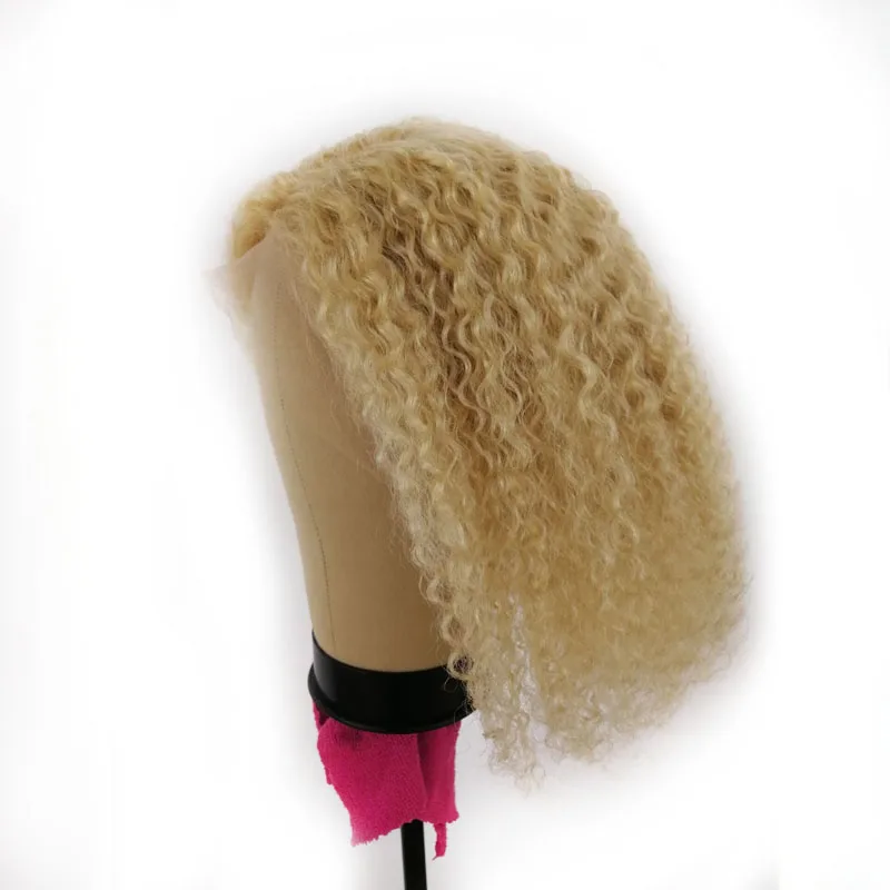 Парики из натуральных волос на кружевной основе 613 цвет волны воды парик для