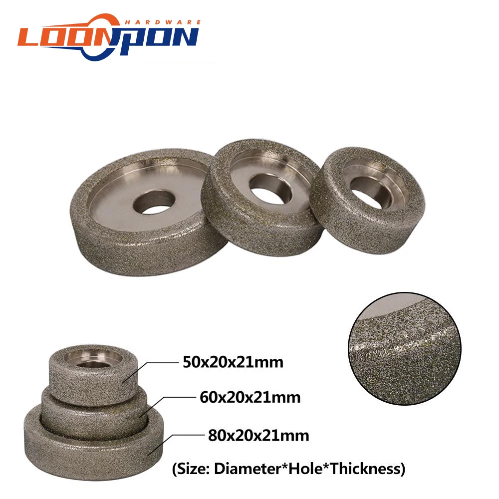 1 шт. алмазный шлифовальный круг с гальваническим покрытием для заточки металла