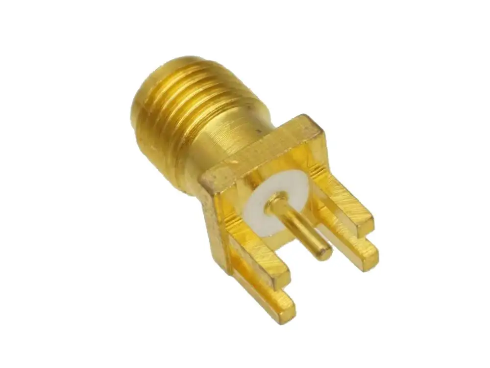 Разъем SMA гнездо припоя PCB зажим edge mount RF коаксиальный|rf coaxial connectors|rf connectorrf |