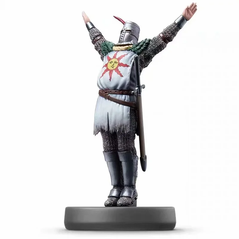 

10cm Chiger Game DARK SOULS Statue Black Soul Sun Warrior Solaire Of Astora Greetings To The Sun PVC Action Figure Toys