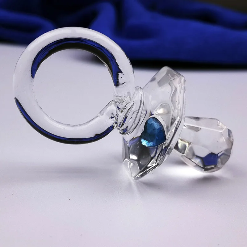 30 шт./лот милая детская пустышка с кристаллами для вечеринки в честь будущей мамы