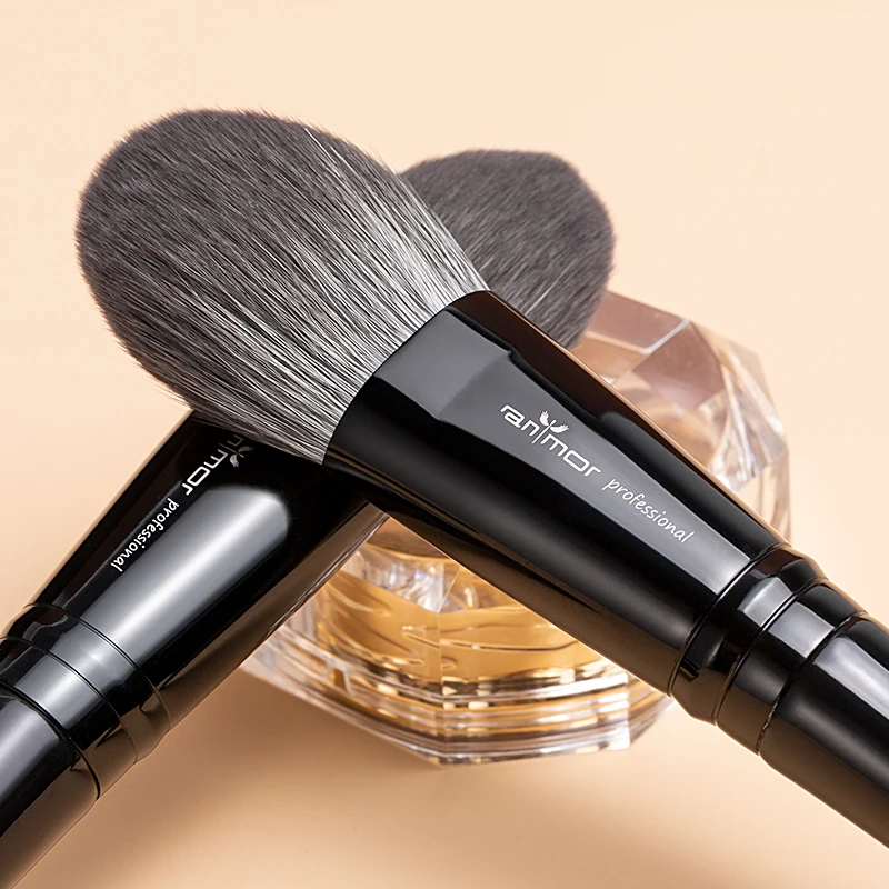 Anmor Румяна Кисть для макияжа Профессиональная основа под макияж деревянная ручка