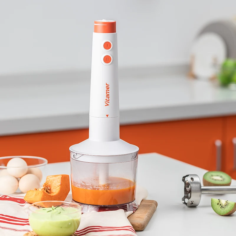 

Hand Blender 4 in one Multi-purpose Kitchen Electric 300W Food Mixer Stick With Whisk And Beater