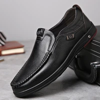 new mens genuine leather shoes classic soft moccasin driving shoes man formal loafers slip on business casual leather shoes men