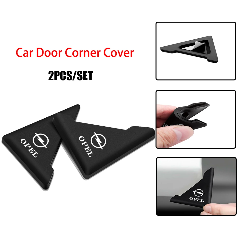 

2PCS Car Door Corner Cover Bumper Crash Scratch Protector for Opel Astra H G J Insignia Mokka Zafira Corsa Vectra C D Antara OPC