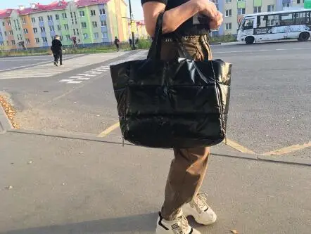 Наплечная Сумка женская нейлоновая водонепроницаемая с подкладкой из хлопка и