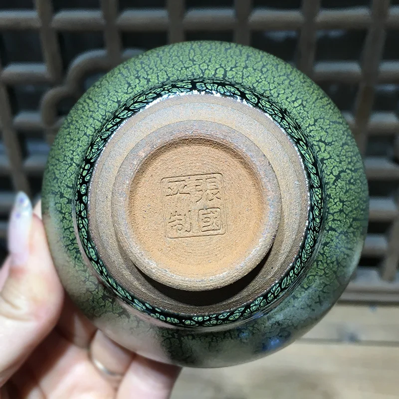 JZ109 чайная чаша в китайском стиле династии песни фуцзянская посуда зеленая