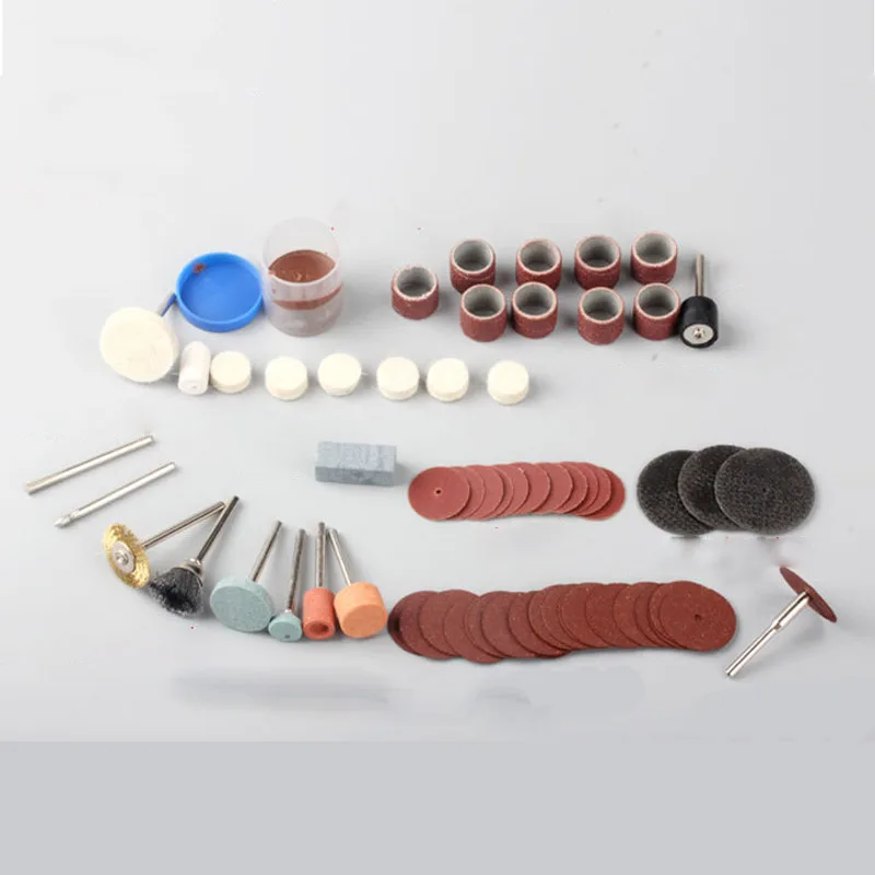 105PCs Power Tool Accessory Set For 1/8'' Shank Sanding Grinder Polish Engraving Cutting Mini Drill Kit Wood Carving | Дом и сад
