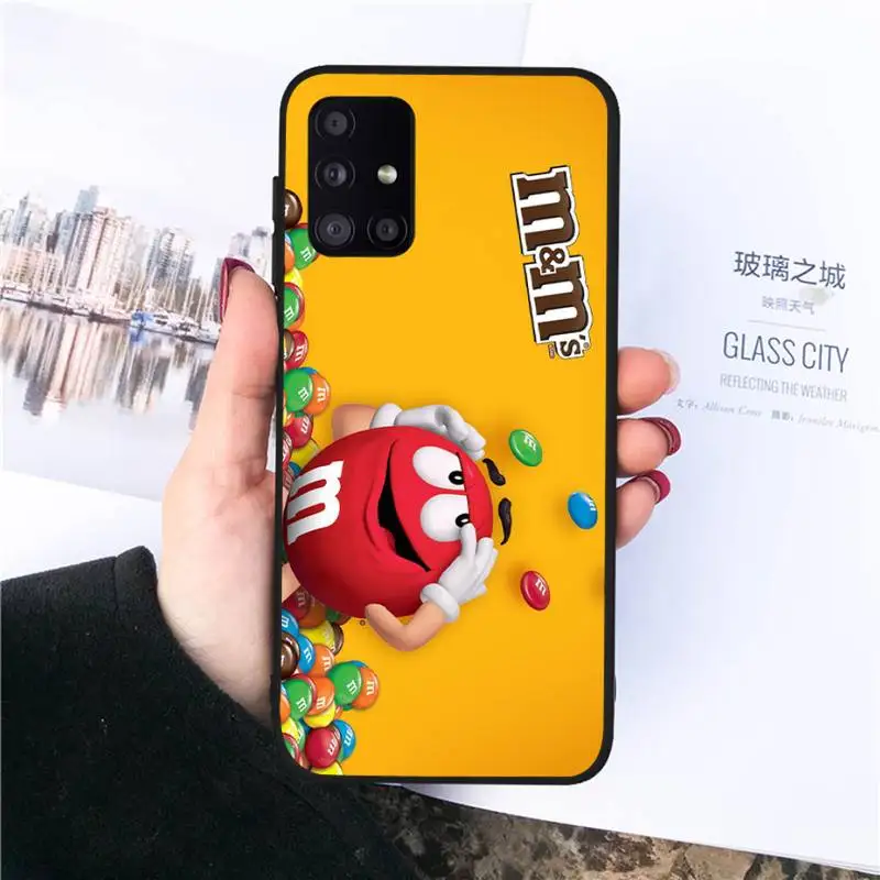 

M&Ms Chocolate Phone Case For Samsung S6 S7 edge S8 S9 S10 e plus A10 A50 A70 note8 J7 2017