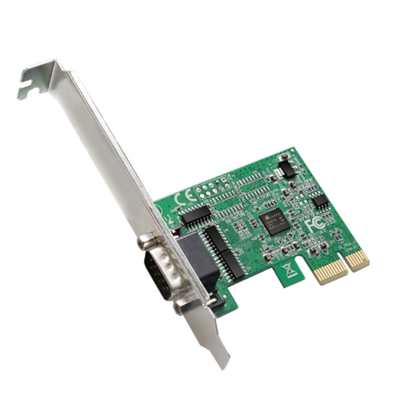DIEWU AX99100 Pcie к одному последовательному порту RS232 промышленная Плата расширения