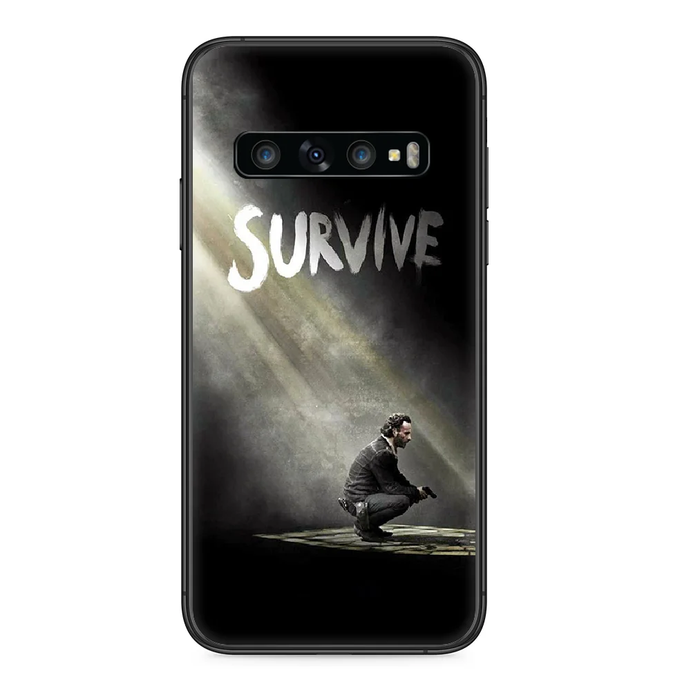 Чехол для телефона с изображением ходячих мертвецов и Рика чехол Samsung Galaxy S 10 20 3 4 5