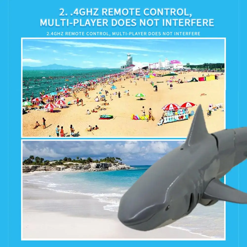 Обновленные игрушки акулы с дистанционным управлением воздушная плавающая рыба
