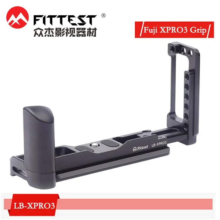 

FITTEST FLF-XPRO3 Vertical L Bracket Tripod QR Plate Base Grip Handle For Fujifilm XPRO3 xpro-3 Camera Holder IDEALFOTO