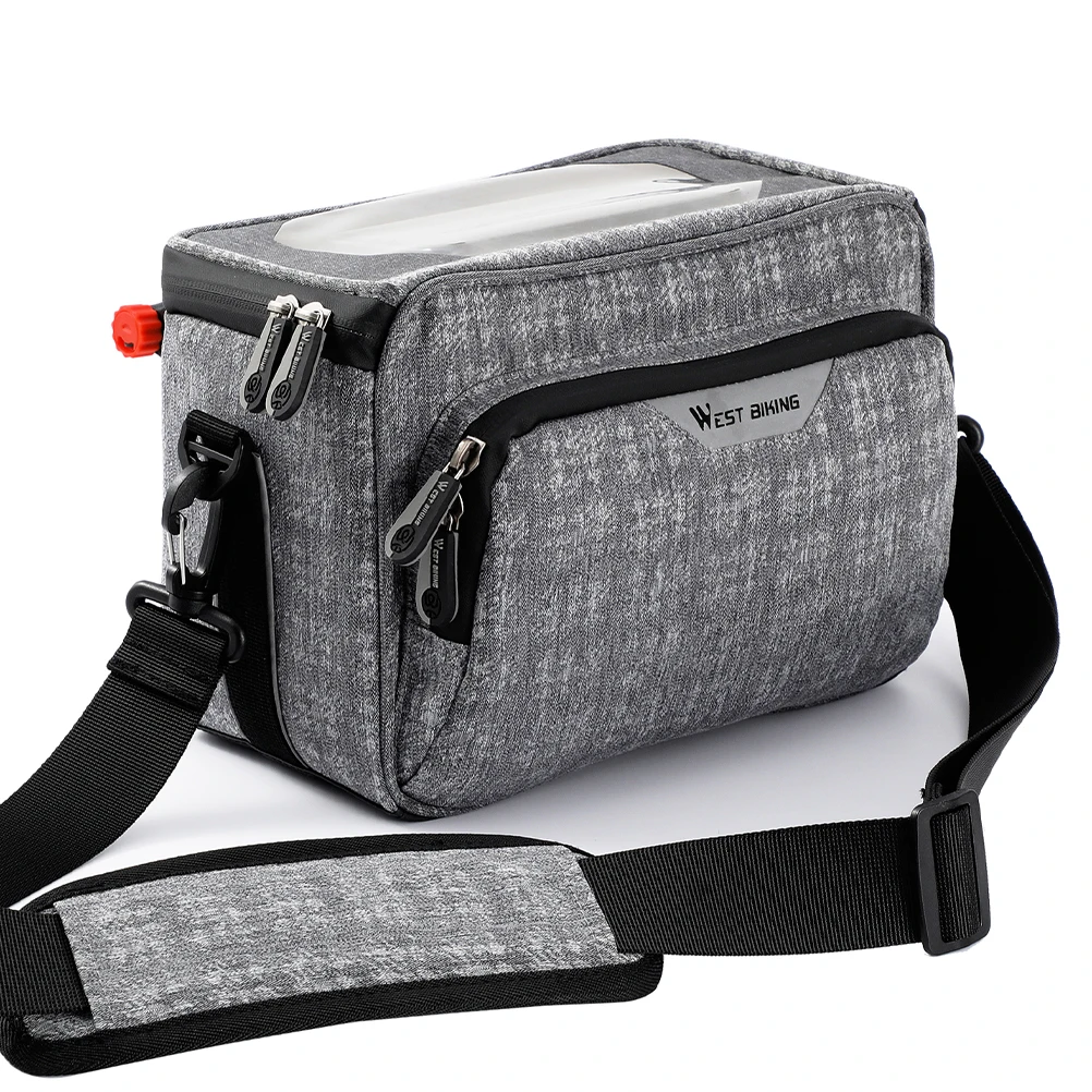 

1Pc Brand New Bike Handlebar Bag Mtb Bike Road Bicycle Storage Bag Bicycle Handlebar Pouch Shoulder Bag Cycling Phone Bag 2021