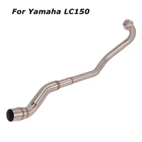 for yamaha lc150 motorcycle system exhaust front link pipe header connect pipe stainless steel