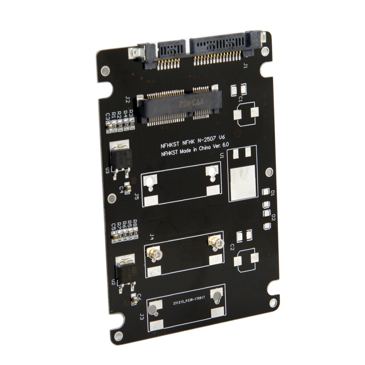 Корпус для жесткого диска 2 5 дюйма SATA адаптер Intel Samsung Asus SSD на Mini PCI-E mSATA |