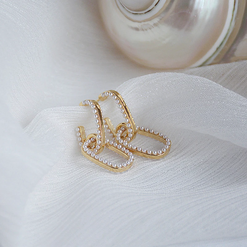 

Romantic Charming 14k Real Gold Simplicity Pearl Drop Earrings for Women S925 Silver Needle High Quality Jewelry AAA Zircon Gift