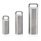 Водонепроницаемый капсула печать бутылки мини Нержавеющаясталь EDC выживания контейнер, коробка для таблеток капсулы таблетки емкость для бутылок чехол для открытого воздуха T