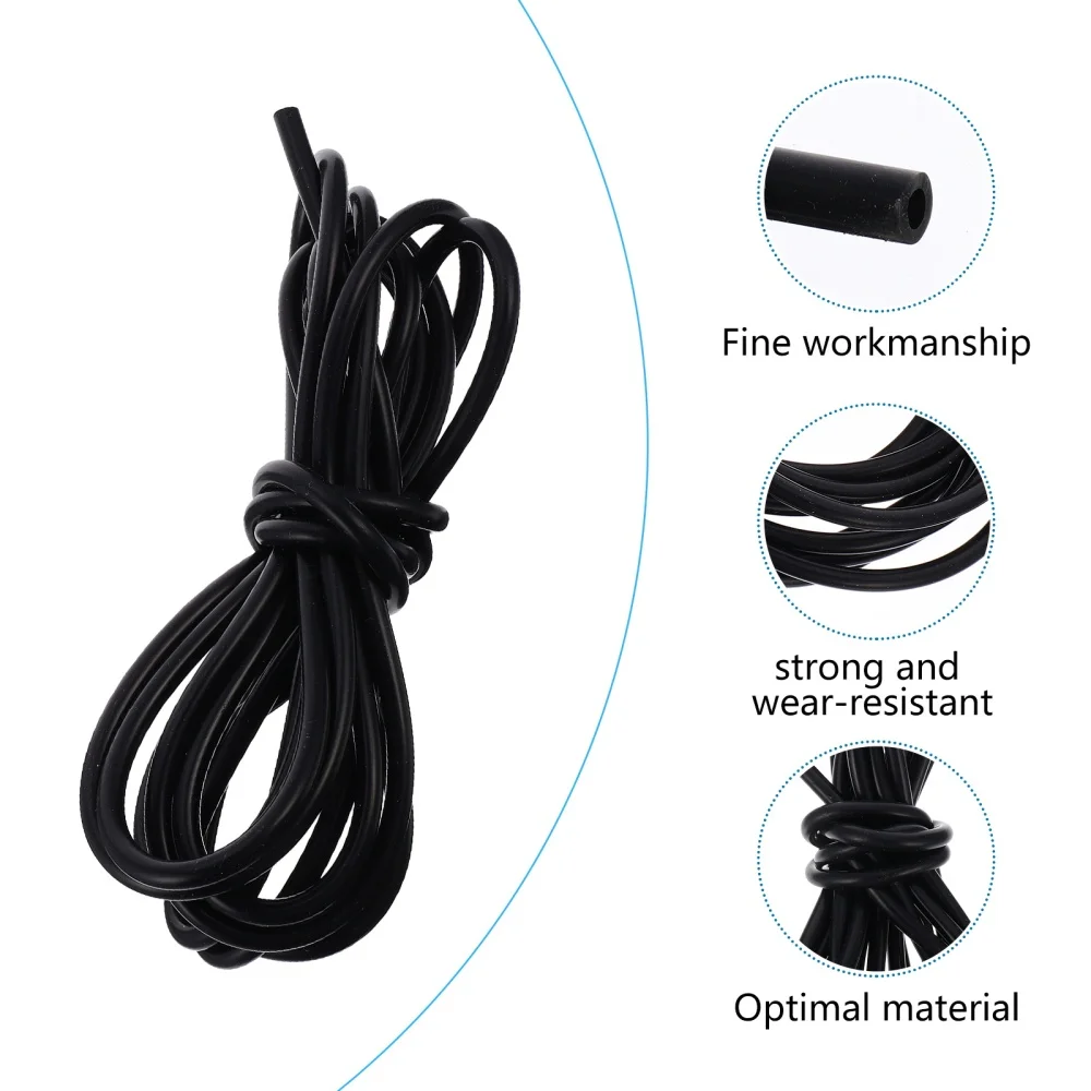 

Pneumatic Air Tubing Practical Premium Useful Durable Air Compressor Tubing Black Silicon Pipe