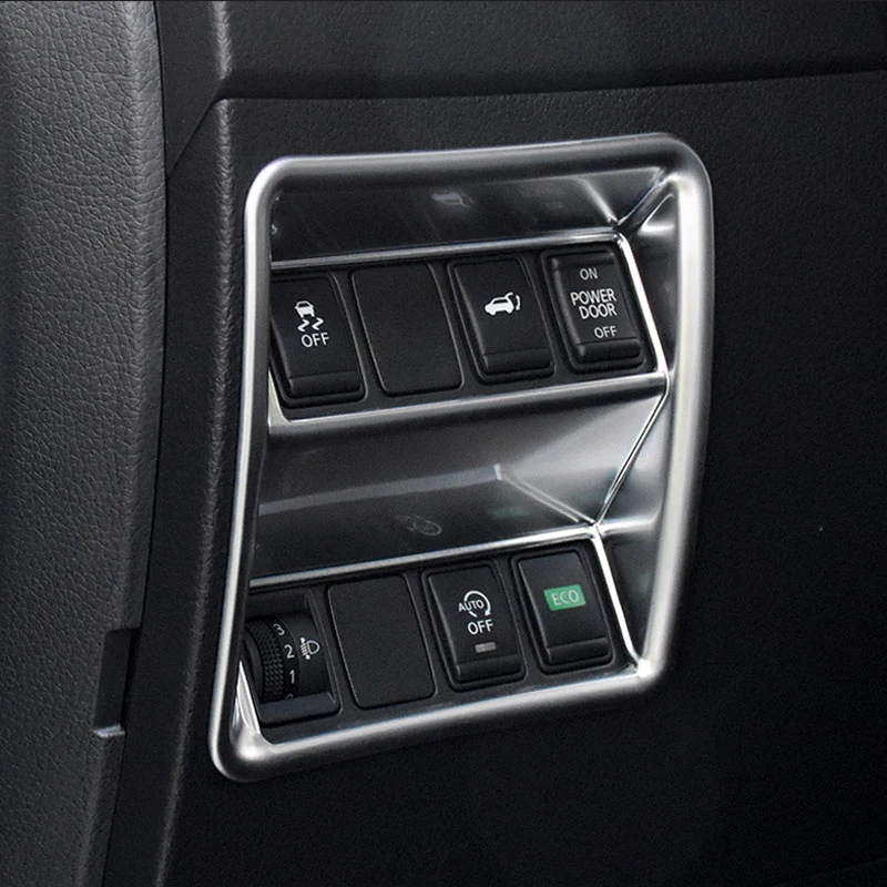 

For Nissan Qashqai J11 2014 to 2018 Car Headlight Adjustment Button Switch Knob Cover Trim Decoration Interior car accessories