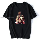 Мужская хлопковая футболка с принтом, редкий Майк Тайсон, футболка для занятий боксом, новая модель, уличная одежда