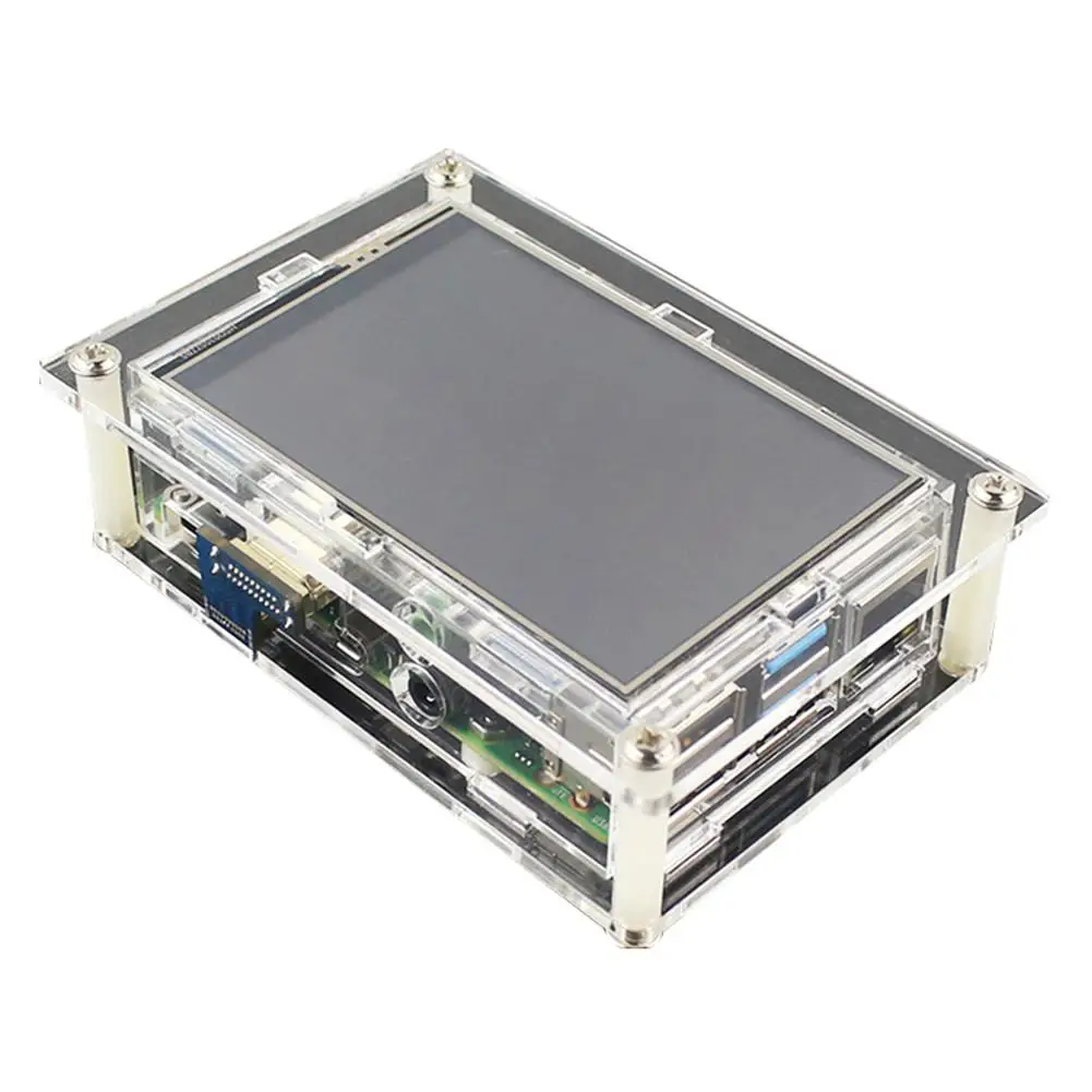 3 5 дюймов сенсорный экран Дисплей для Raspberry Pi 4B дюймовый поставляется с акриловой
