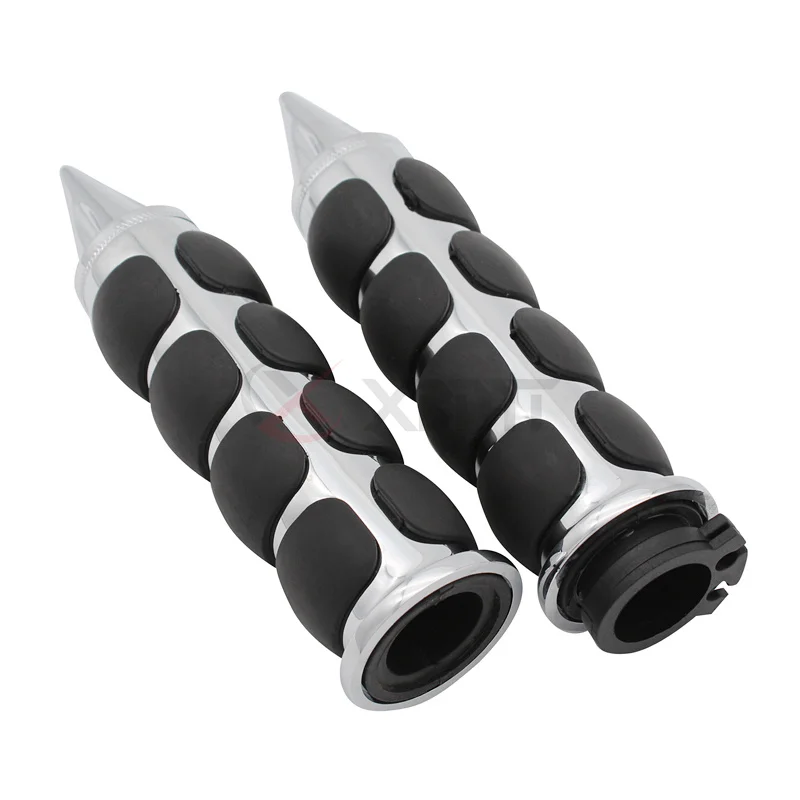 7/8 &quot22 мм или 1&quot 25 резиновые ручки для Harley Honda Kawasaki Suzuki Yamaha велосипеды крейсер