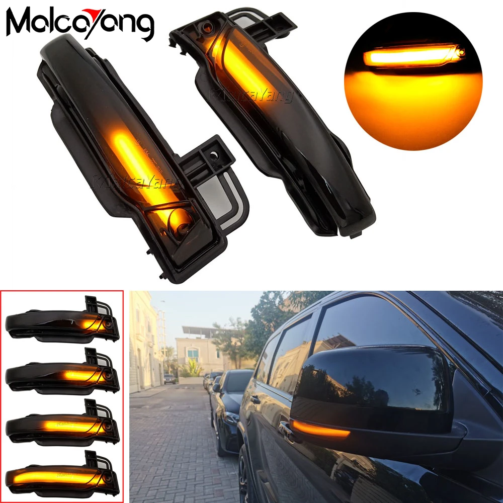 

Светодиодный поворотный сигнал, боковое крыло, индикатор зеркала заднего вида, последовательные огни для JEEP GRAND CHEROKEE WK2 2010 2011 2012-2020