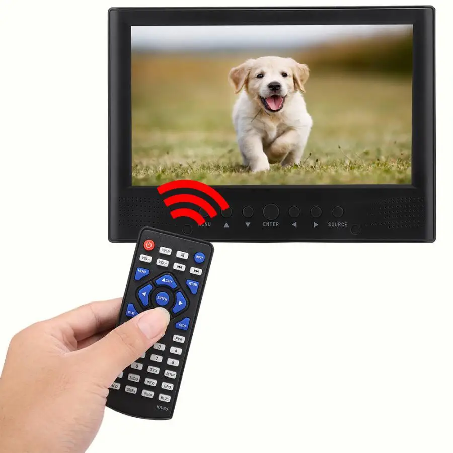 LEADSTAR 9 дюймов спереди колонки цифровое телевидение с TF слотом для карт 110 220V цвет