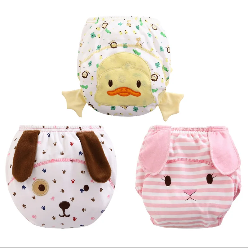 2019 new style Baby Waterproof Reusable cotton Diapers pockets/Learning pants/training pants/Reusable Nappies/Diaper Cover | Мать и
