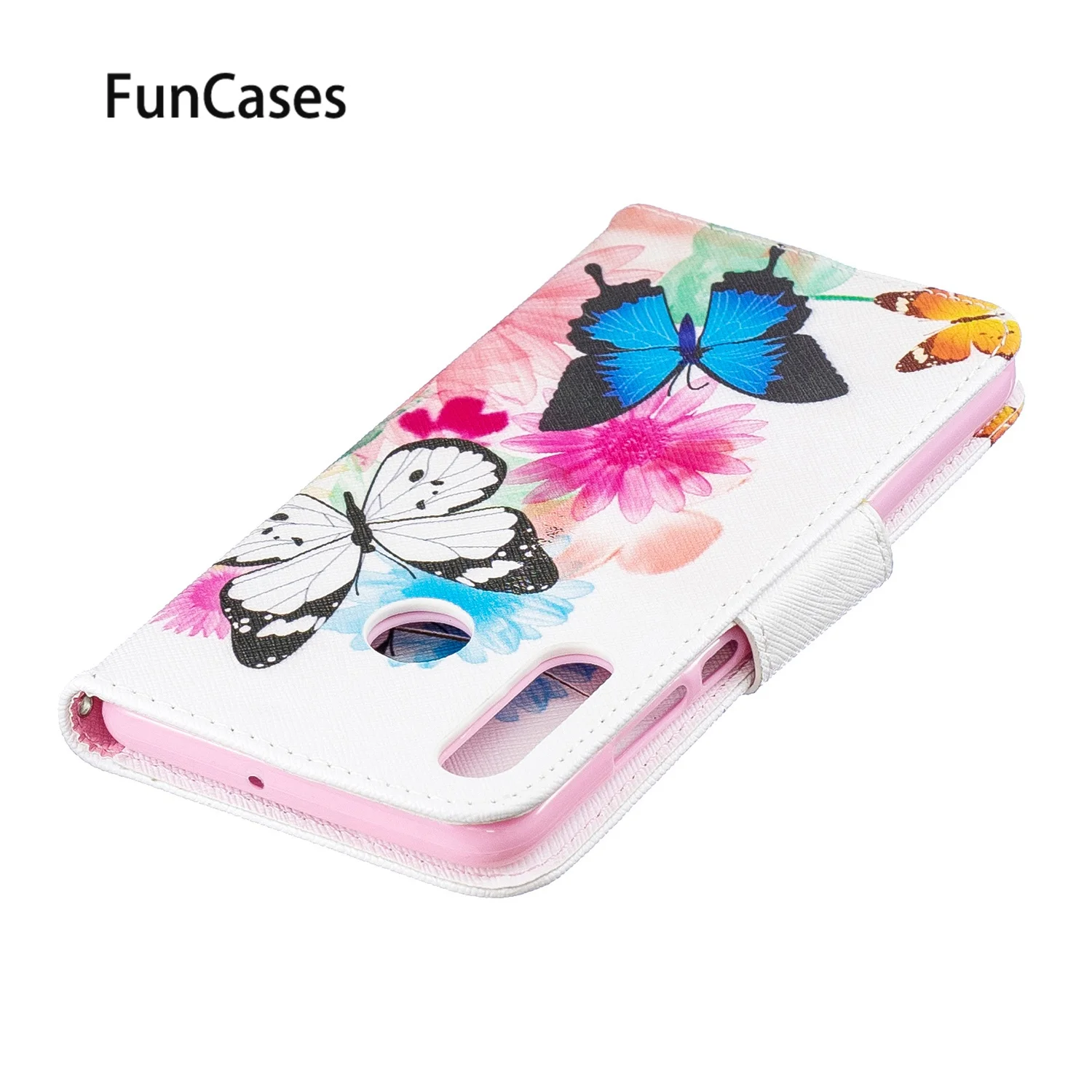 Patterned PU Leather Phone Bag cases For funda Huawei P30 Lite Coques Etui Cases sFor Mobile capa Nova 4E | Мобильные телефоны и