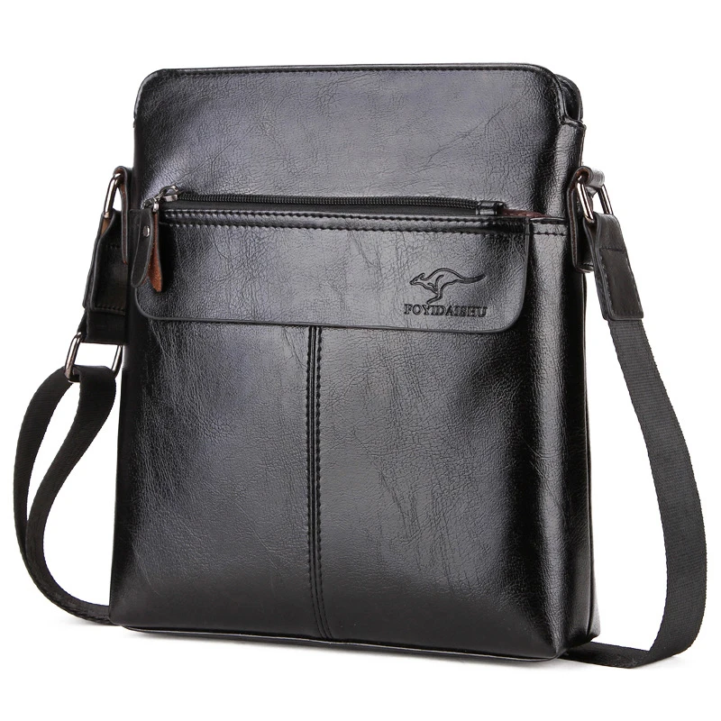 

New Fashion Business PU Leather Men's Messenger Bag Casual Men Crossbody Bag Shoulder Briefcase High qualit Casual Satchels