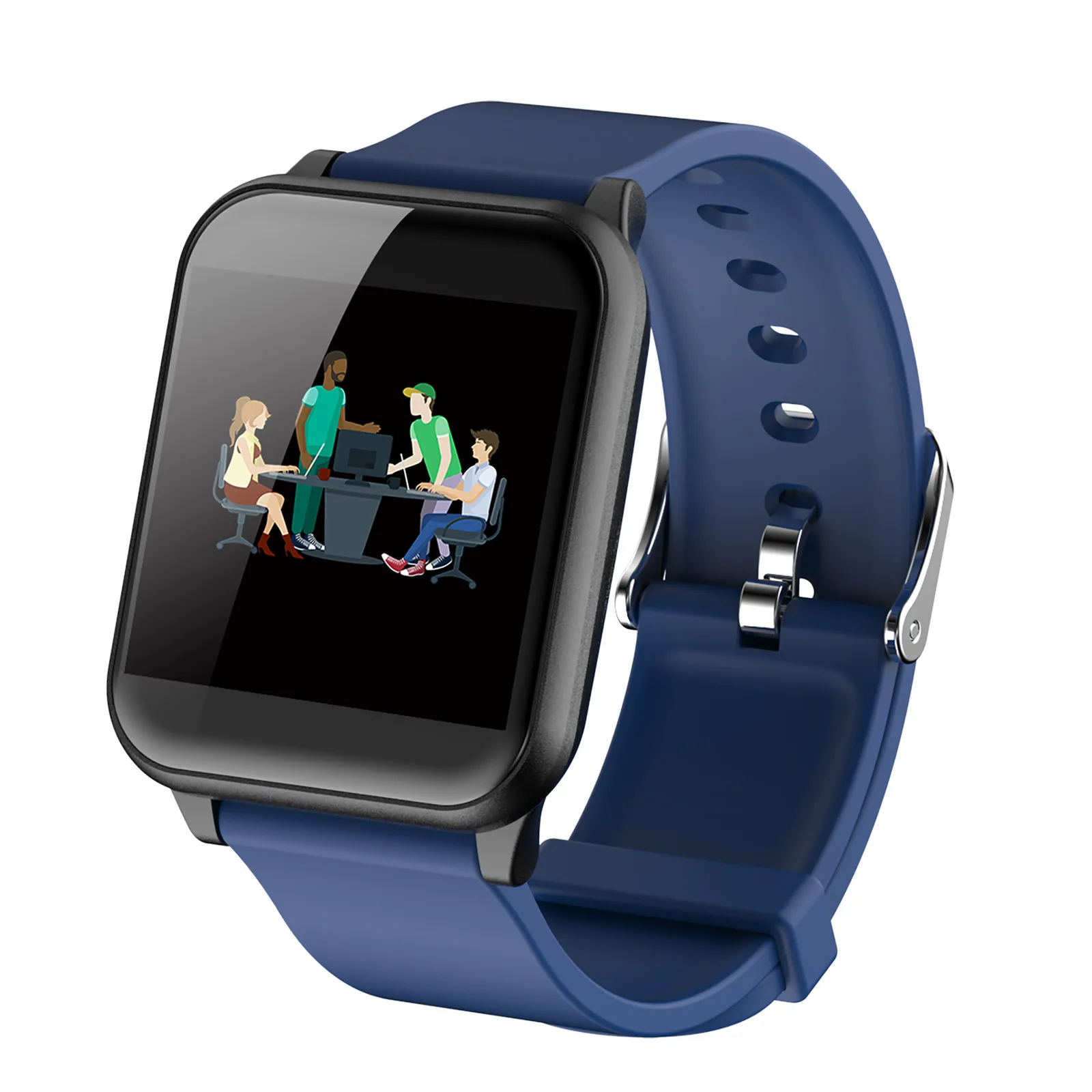 

Z02 Sports Pedometer With Color Fashion Screen For IOS And Android Push Notifications Calorie Step Counter Waterproof Bracelet