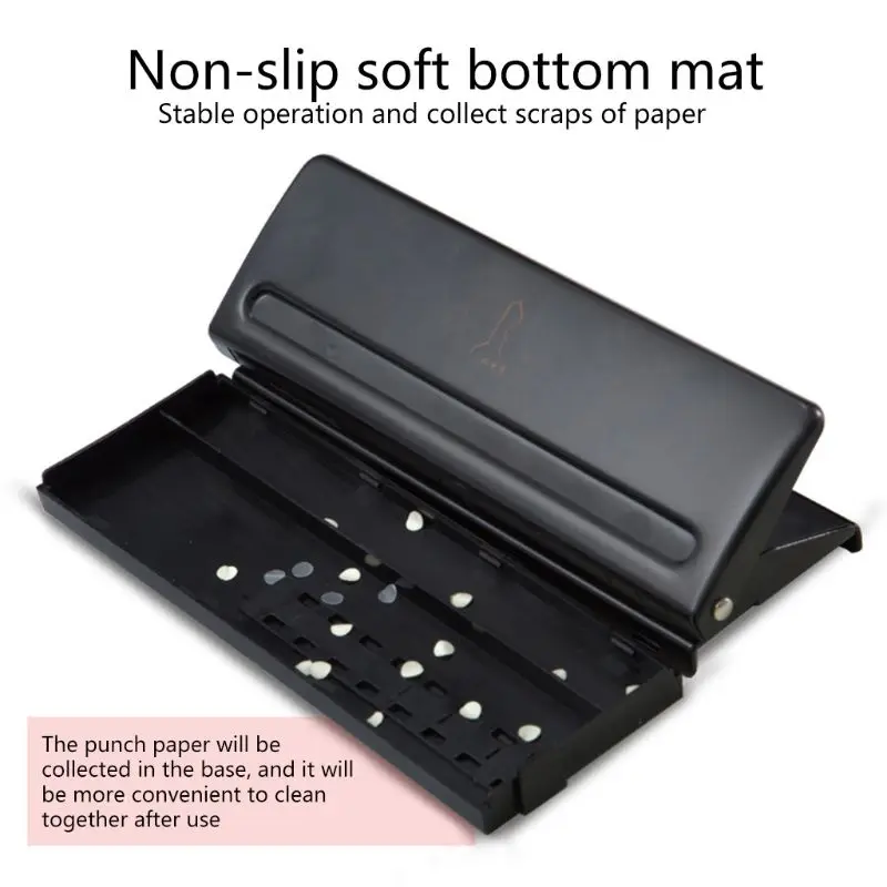 

6 Holes Puncher Punch Office Binding Supplies Student Stationery Equipment Tool C5AE