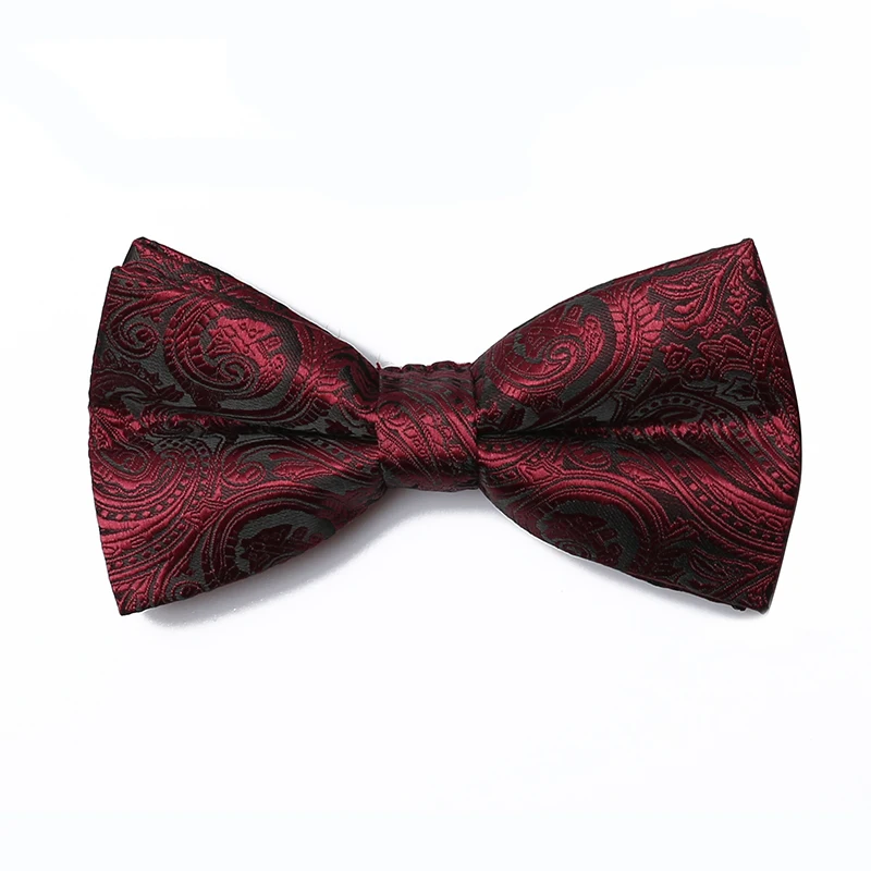 Мужской комплект с галстуком бабочкой винтажный черный желтый серебристый