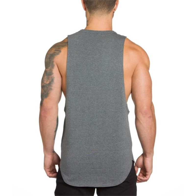 

3 Pack Fitness Clothing Blank Bodybuilding Sleeveless Shirt Mens Gym Stringer Tank Top Men Sportswear Undershirt Fashion Vest