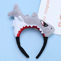 shark headbands funny shark hair band cosplay costume hair accessories for adults kids for party favors