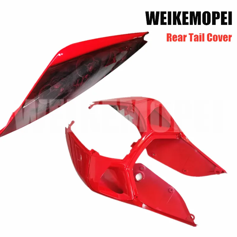 

Red Painting Skull Motorcycle Rear Tail Cover Cowl Fairing Panel Fit For Ducati Panigale 1199 899 2012 2013 2014 ABS