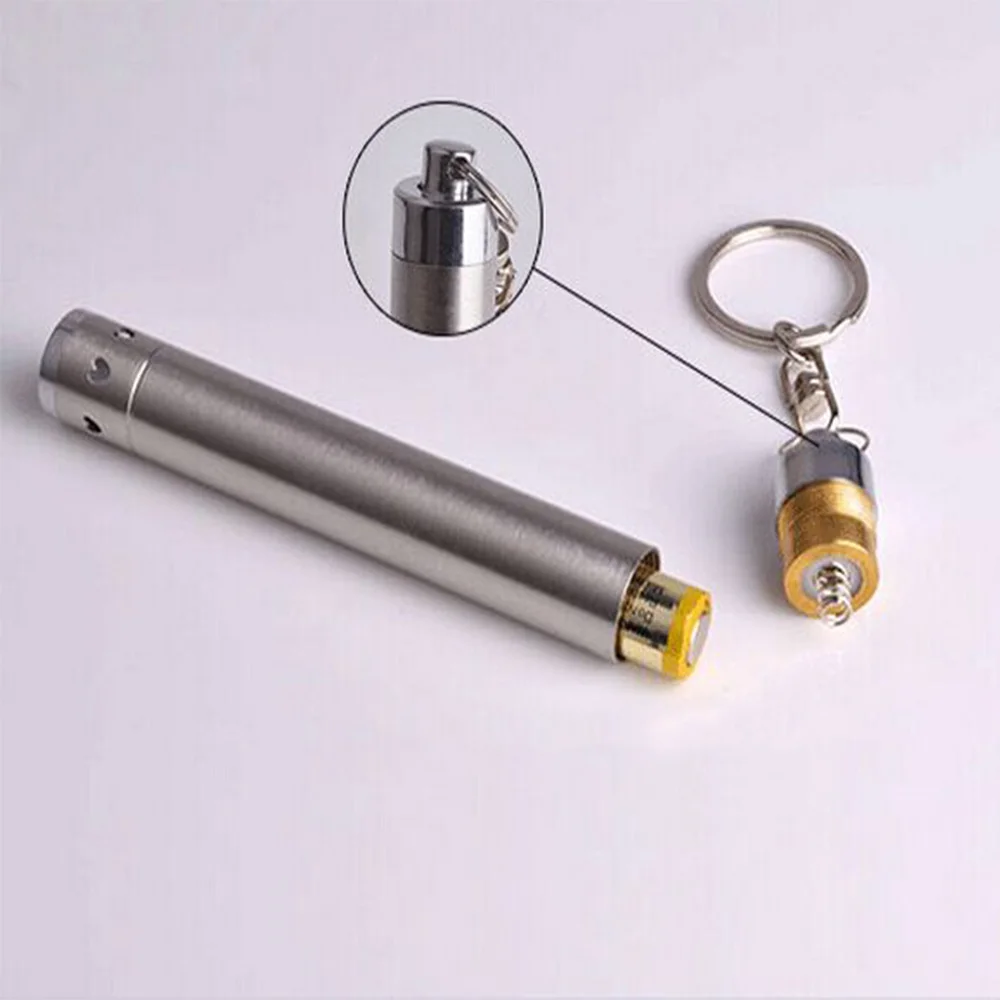 Небольшая водонепроницаемая светодиодная вспышка из нержавеющей стали с