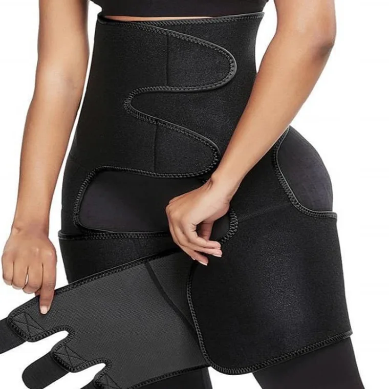 Триммер для бедер с высокой талией утягивающий тренировочный неопреновый