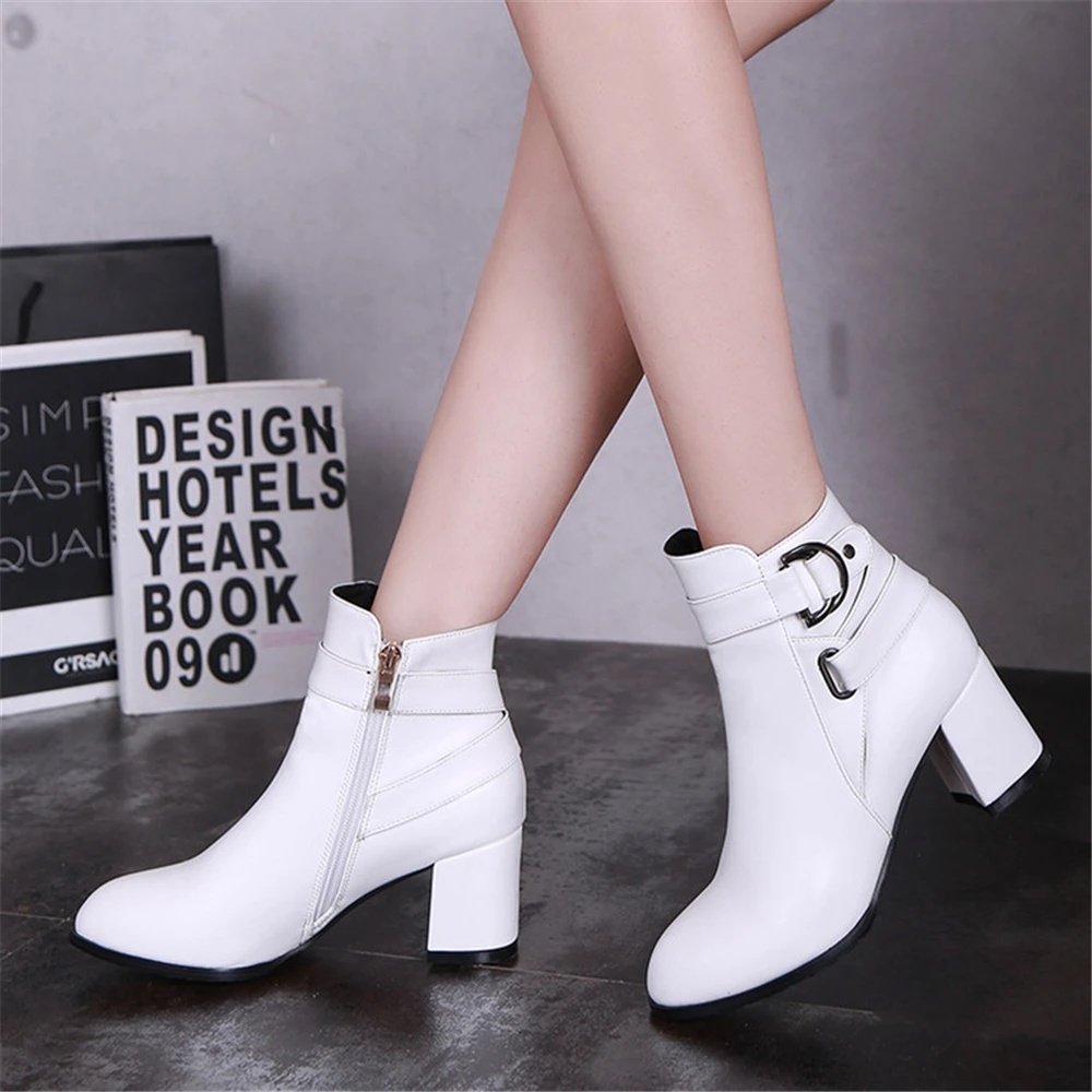 Женские зимние ботинки Botines 2020 женские ботильоны ботинки|martin boots|2016 newboots martin |