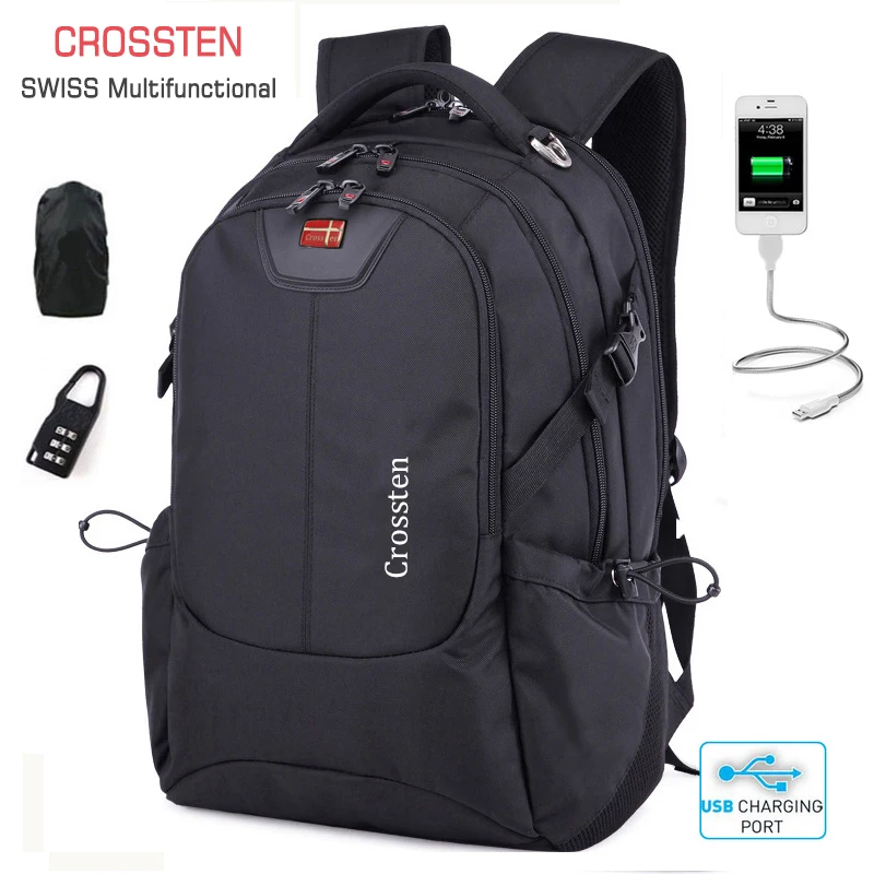 Рюкзак Crossten SwissMultifunctional для ноутбука 16 &quot водонепроницаемый универсальный