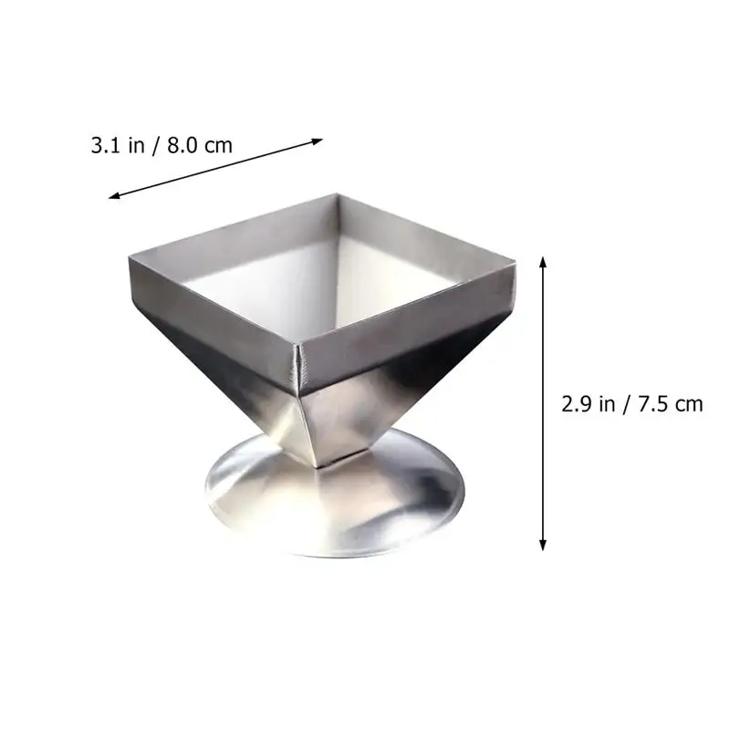 

1pc Quadrangle Tower Shape Meat Mold Dish Mold Practical Dish Mould for Kitchen