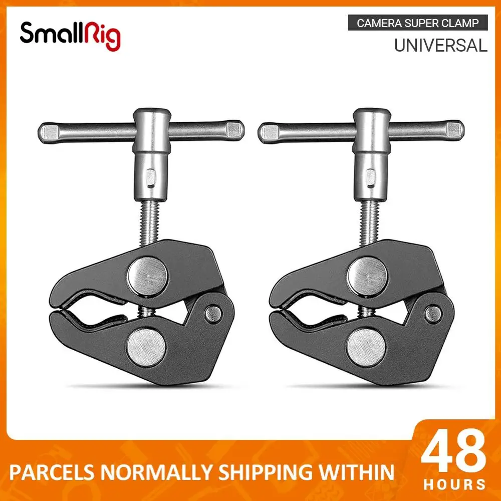 Супер зажим SmallRig с резьбой 1/4 дюйма и 3/8 (2 шт. в упаковке) для клетки Dslr камеры ЖК