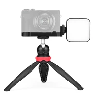 video vlog led light ball head camera tripod l mount plate for video making replacement for canon g7x mark iiiii photo studio