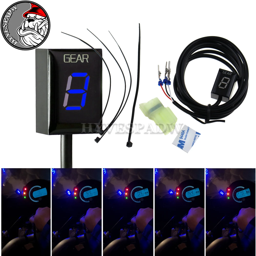 

Motorcycle Gear Display Indicator for Kawasaki ER6N ER-6F Z1000SX Ninja300 Ninja 650 300 400 Z1000 Z800 Z750 Z400 Z650 Versys